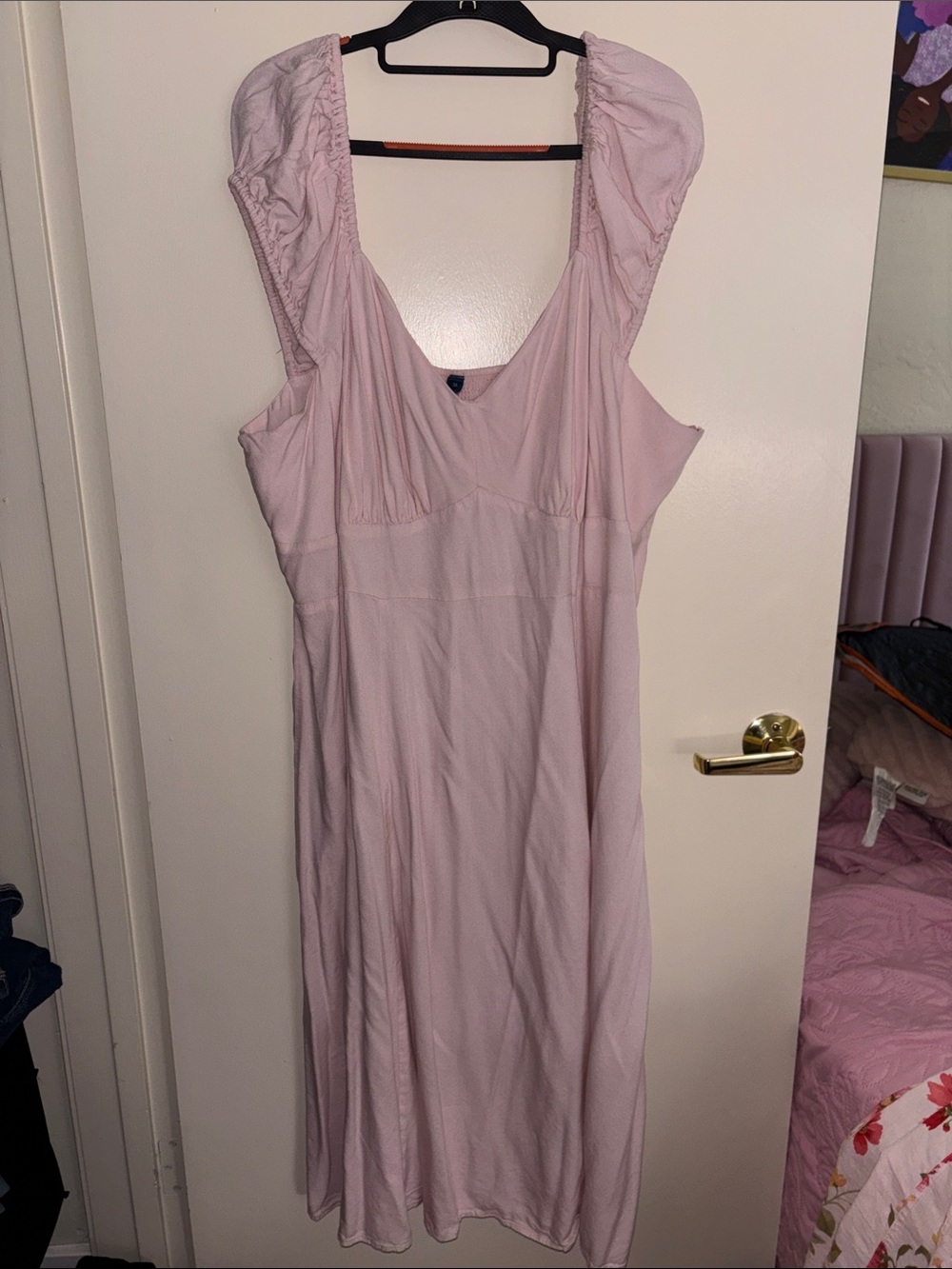 Old Navy Light Pink Midi Dress